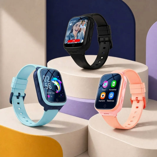 KartuSaugu™ Smart Išmanusis Laikrodis Vaikams su Vietos Sekimu, Kamera, Skambučiais ir Daugiau